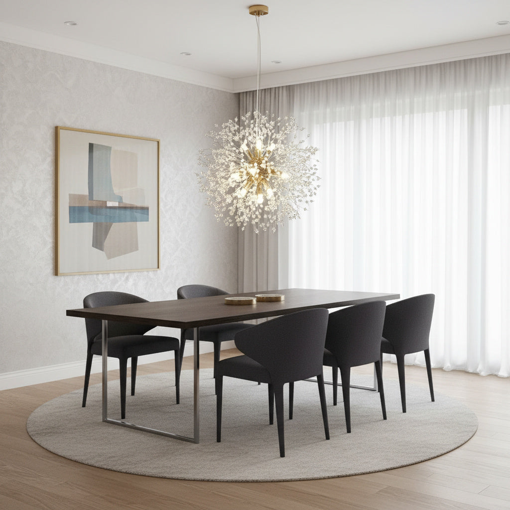 Lustra Suspendata Crystal SIGMA Gold 50CM