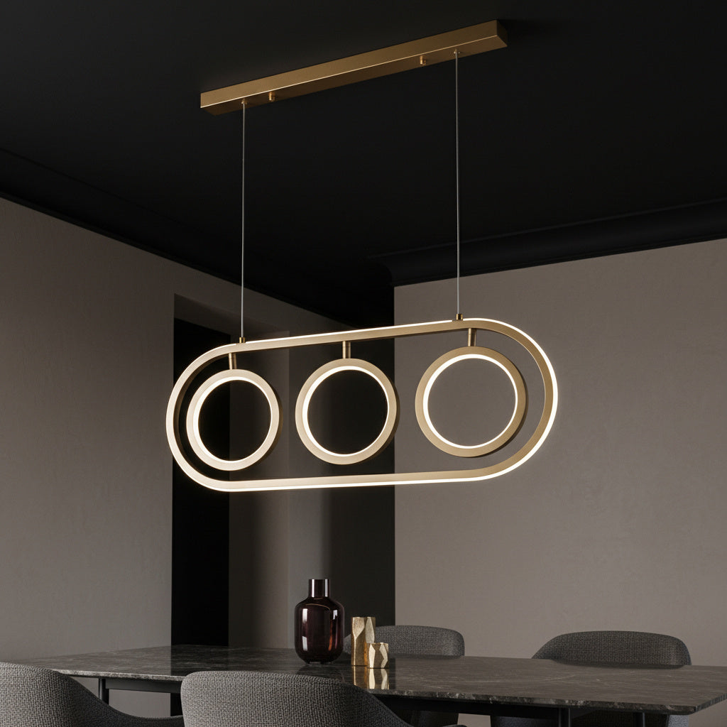 Lustra LED Suspendata COCKTAIL Echivalent 300W Gold