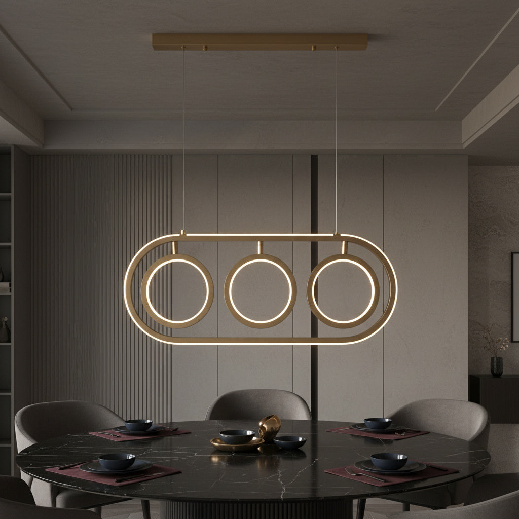 Lustra LED Suspendata COCKTAIL Echivalent 300W Gold