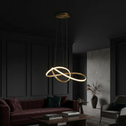Lustra LED Suspendata LIBRA Echivalent 200W Gold