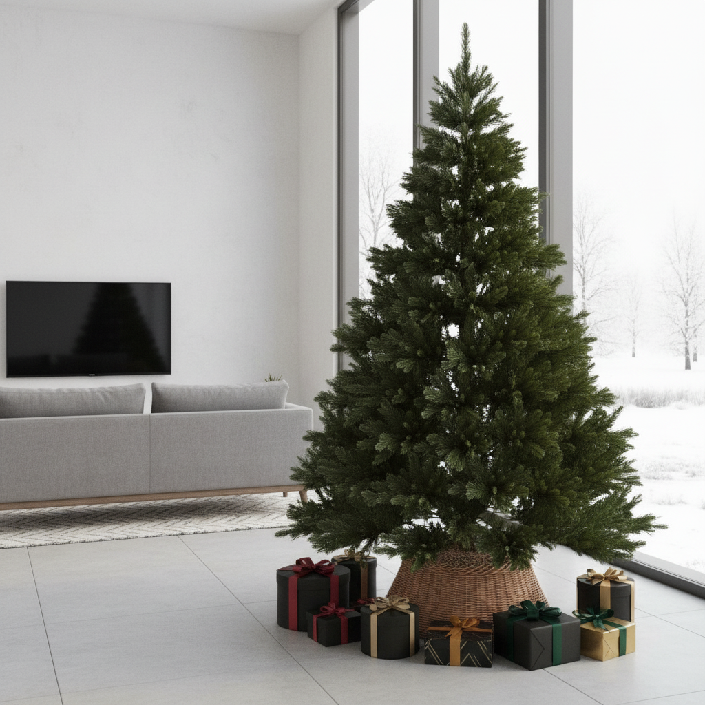 Brad Artificial de Craciun 3D Imperial H240xD165CM