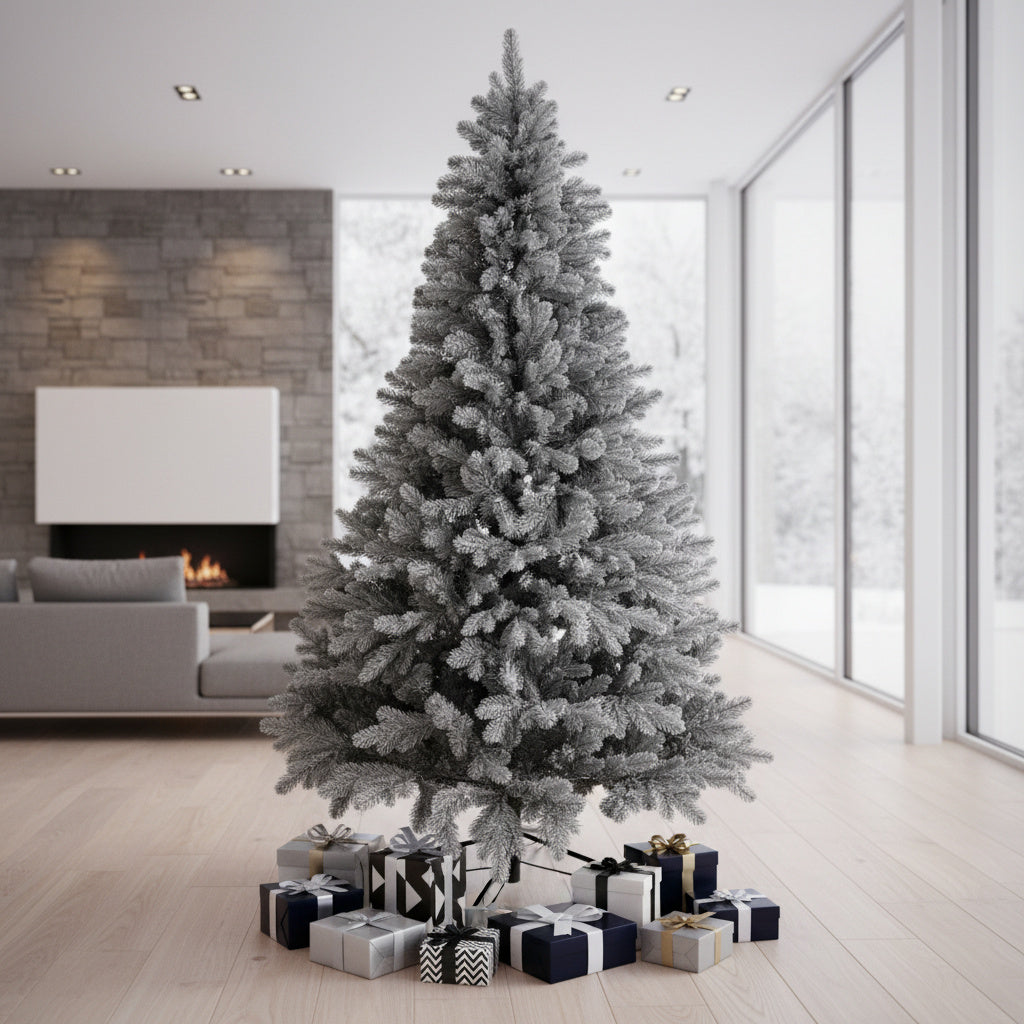 Brad Artificial de Craciun 3D IMPERIAL SILVER BLUE