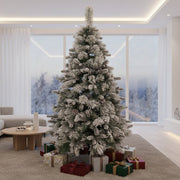Brad Artificial de Craciun 2D + 3D WHITE DREAM Ramuri Ninse