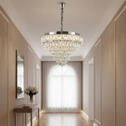 Candelabru LED JEHO Cristal Silver ⌀20CM Echivalent 250W Telecomanda