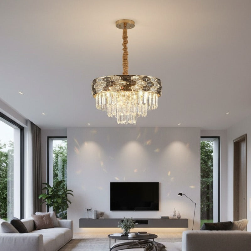 Candelabru Cristal MEYON Gold