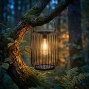 Lampa LED MOLA Black cu Incarcare Solara 25CM Premium