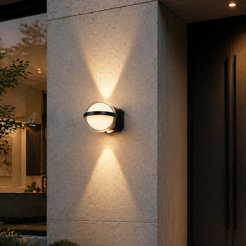 Aplica LED 13W Nisa Black Exterior IP65