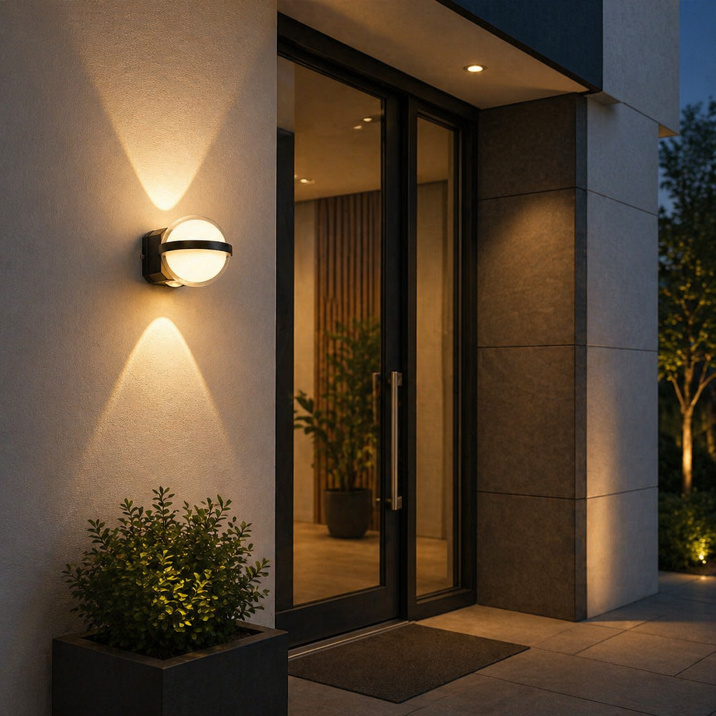 Aplica LED 13W Nisa Black Exterior IP65