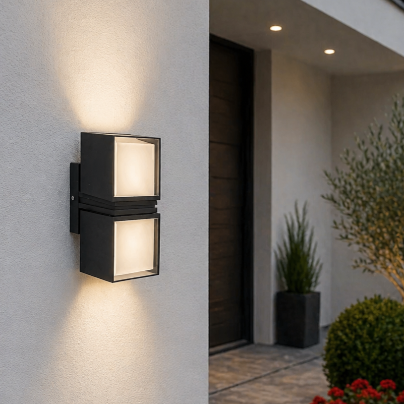 Aplica LED 18W Elan Black Reglabila Exterior IP65
