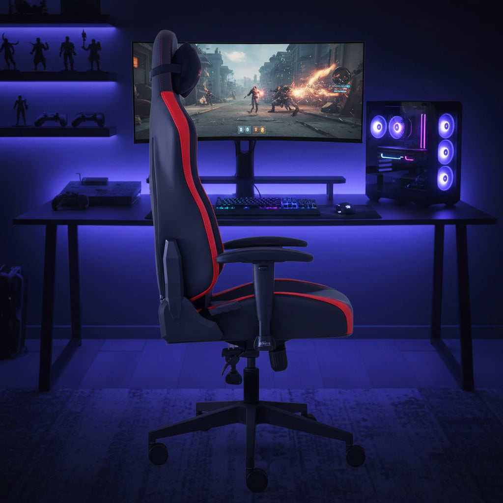 Scaun de Gaming Reglabil xDrive 15'LI PLUS Professional Red/Black