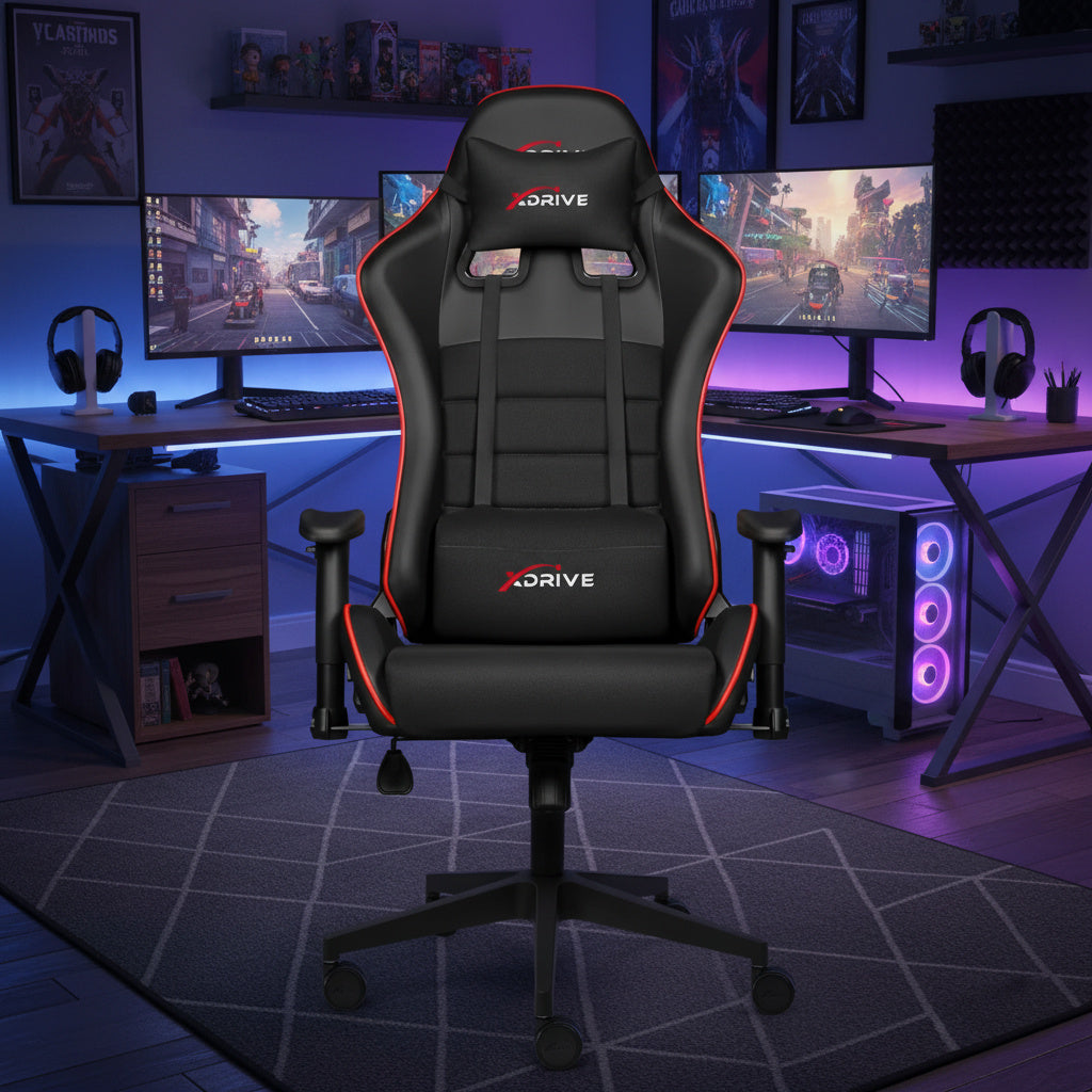 Scaun de Gaming Reglabil xDrive TORYUM Professional Red/Black