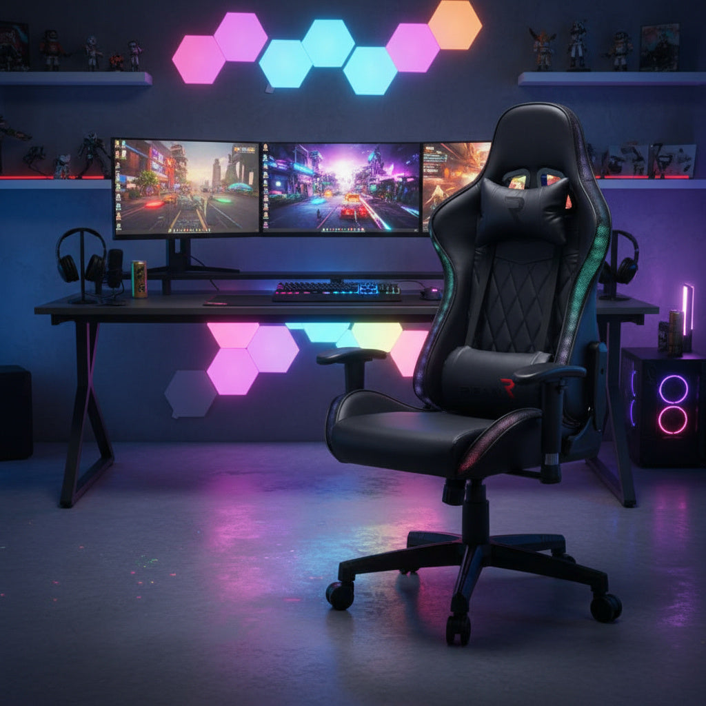 Scaun de Gaming Reglabil Professional WF-6006  Black