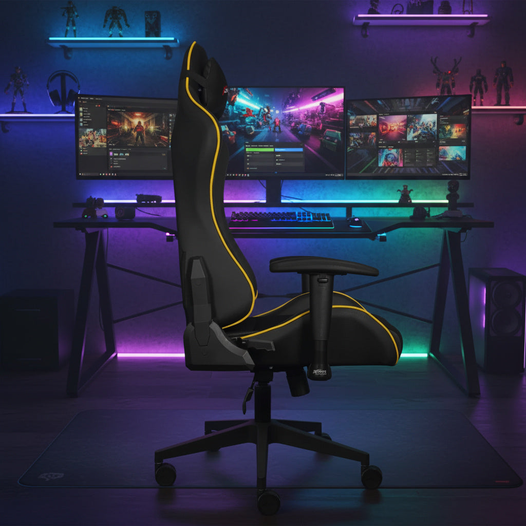 Scaun de Gaming Reglabil xDrive TORYUM Professional Yellow/Black