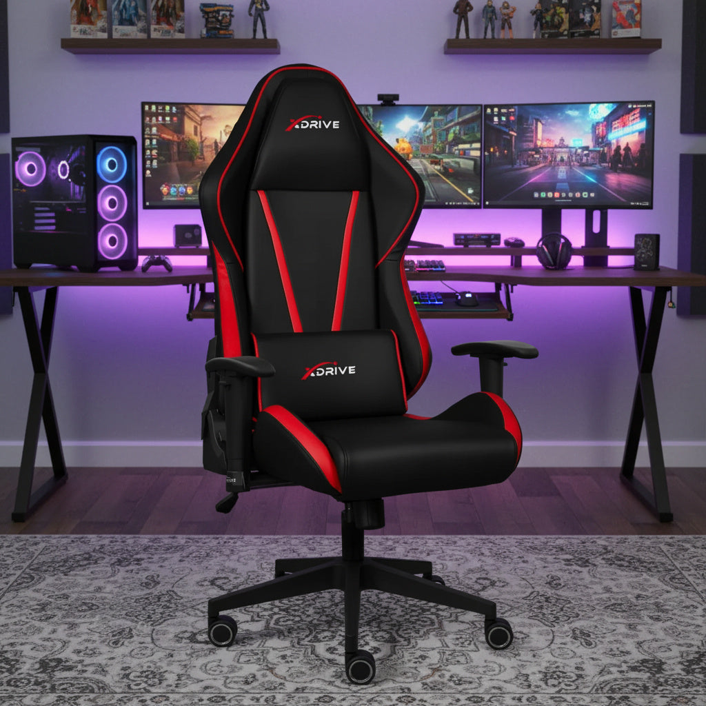 Scaun de Gaming Reglabil xDrive SANCAK Professional Red/Black