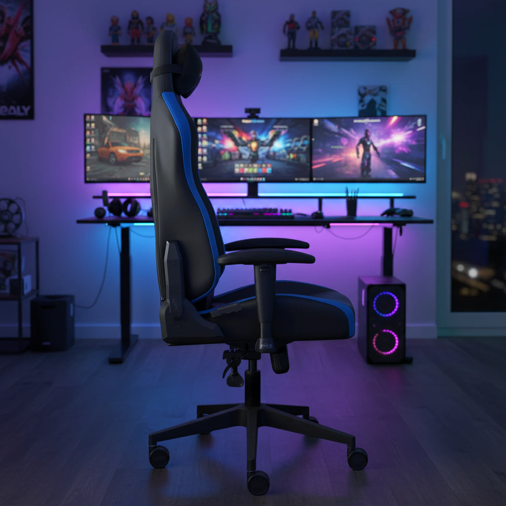 Scaun de Gaming Reglabil xDrive 15'LI PLUS Professional Blue/Black