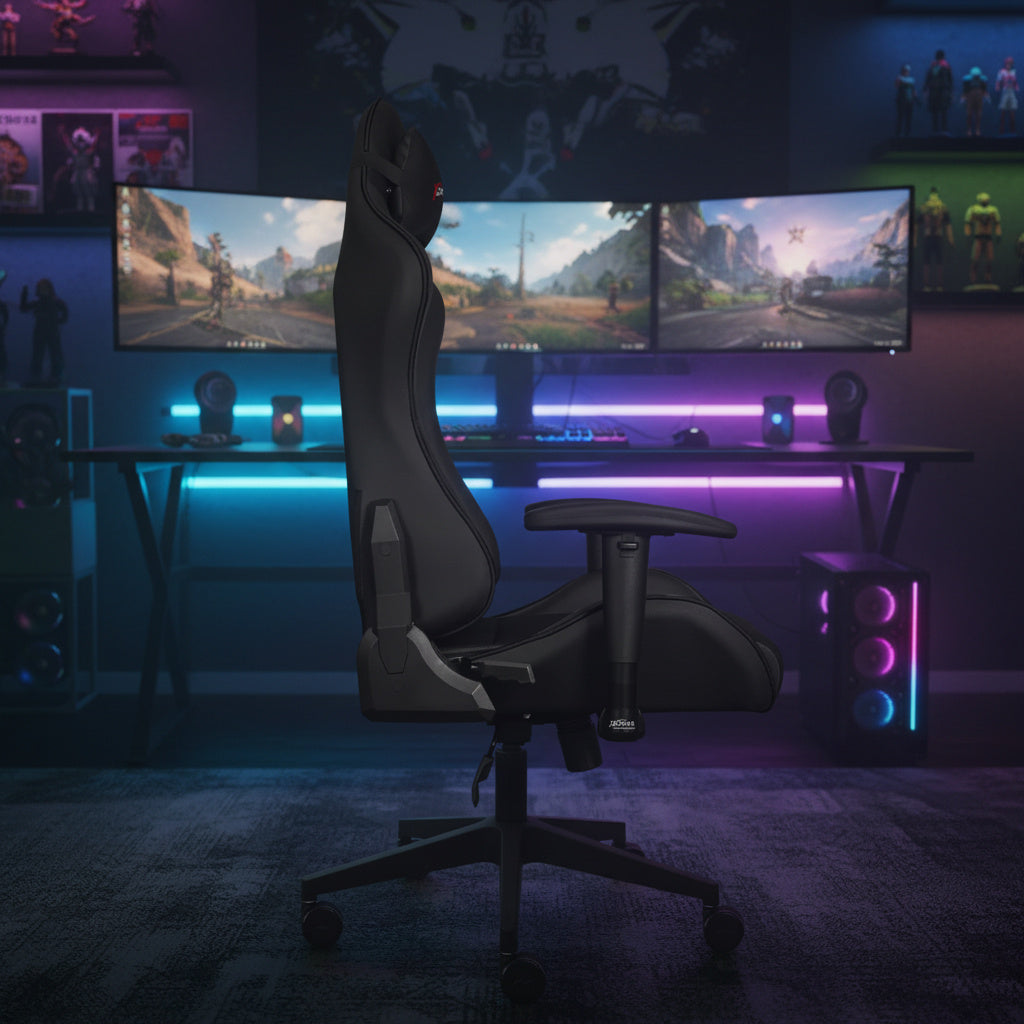 Scaun de Gaming Reglabil xDrive TORYUM Professional Black/Black