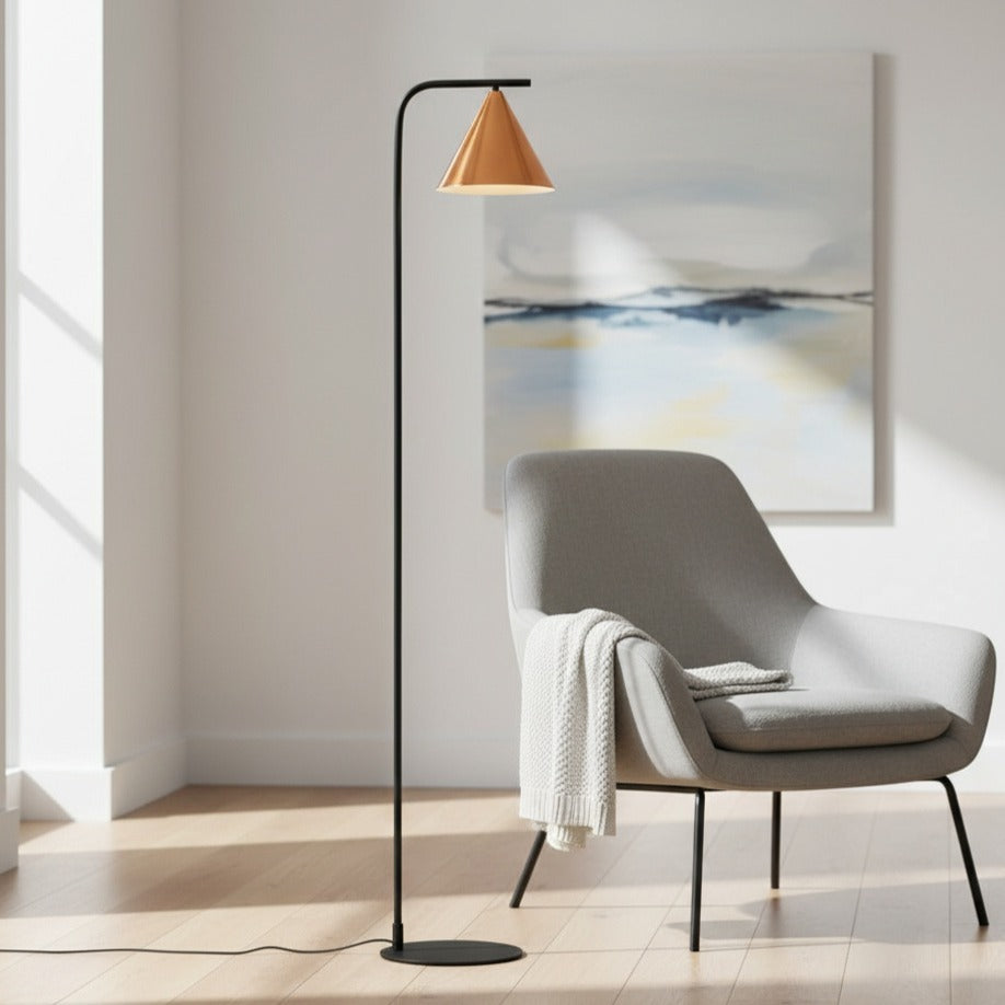 Lampadar TRYG Black & Gold 162CM