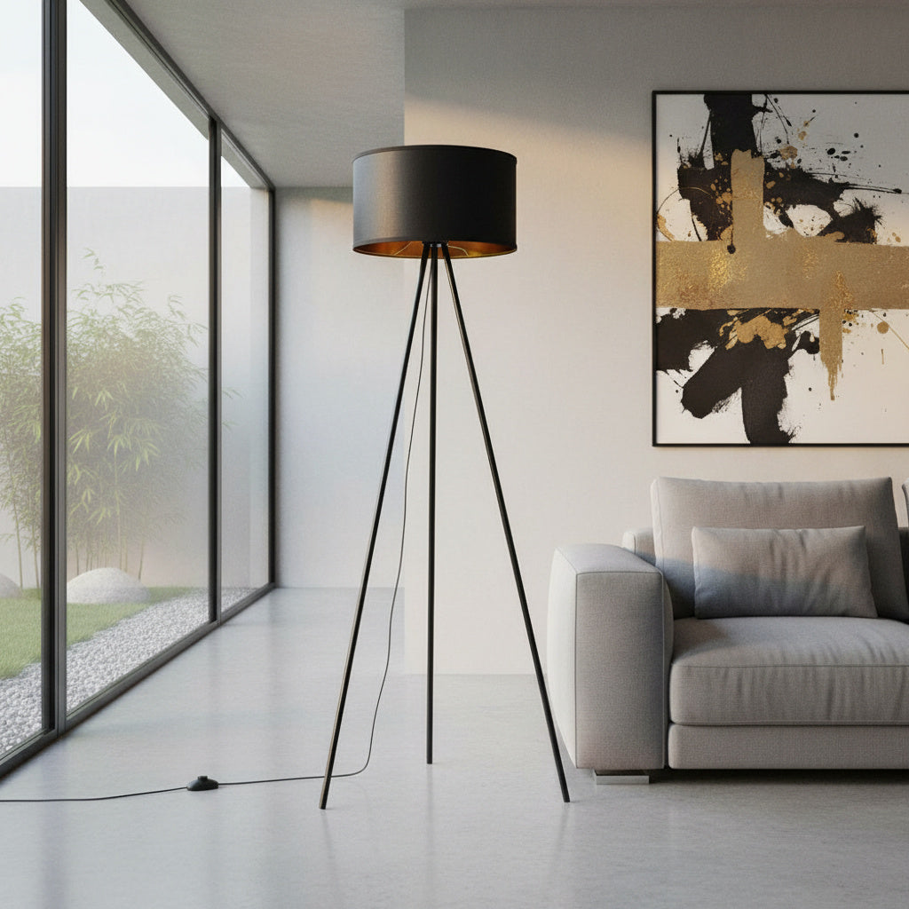 Lampadar ROLA Black 155CM