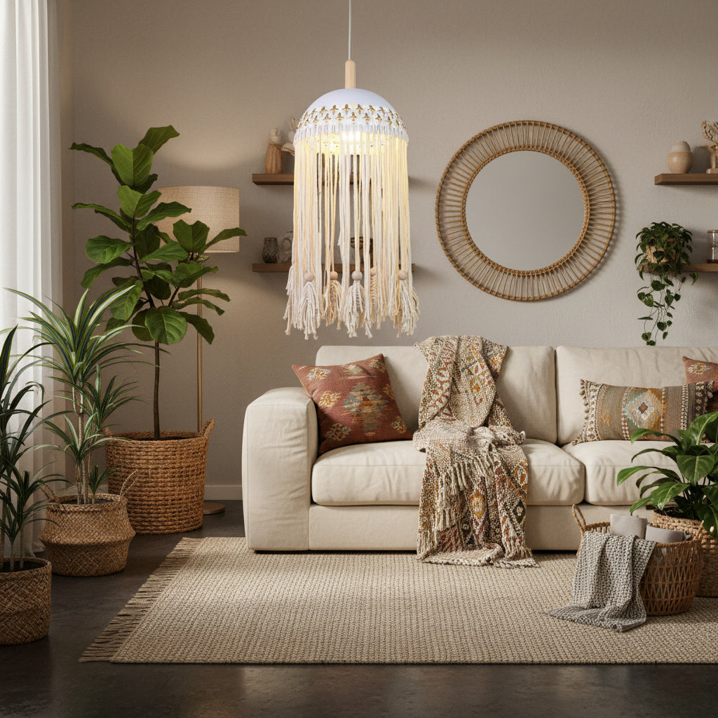 Pendul BOHO White 35CM