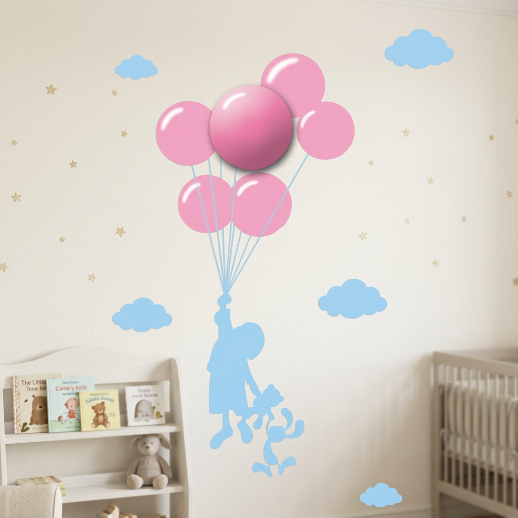 Aplica Perete KIDS Ballons Premium