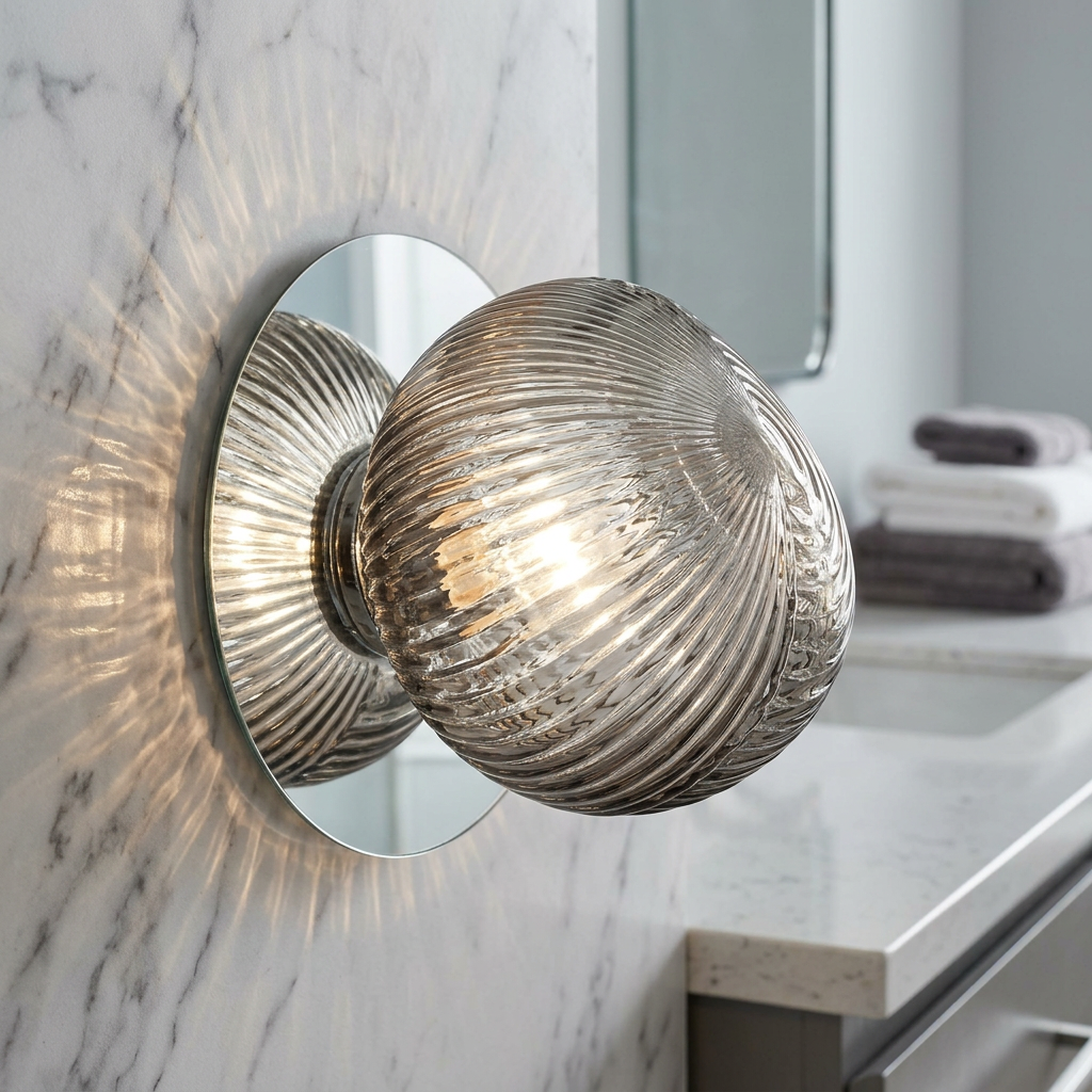 Aplica LED Bolla Silver Premium