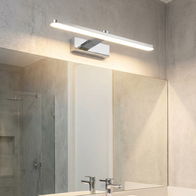 Aplica LED Perete Splash Silver Premium IP44