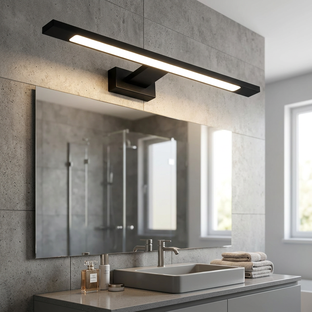 Aplica LED Perete Shine Black Premium II IP44