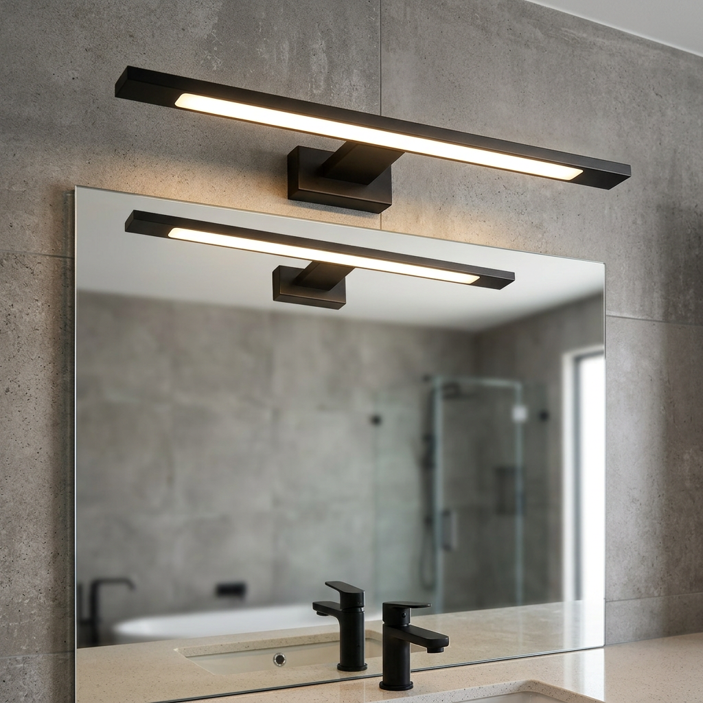 Aplica LED Perete Shine Black Premium II IP44