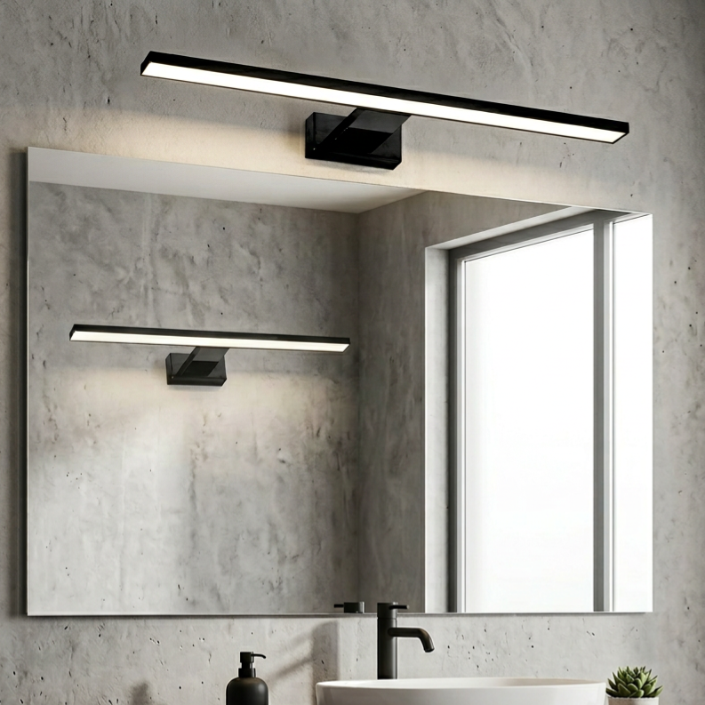 Aplica LED Perete Shine Black Premium IP44 30CM