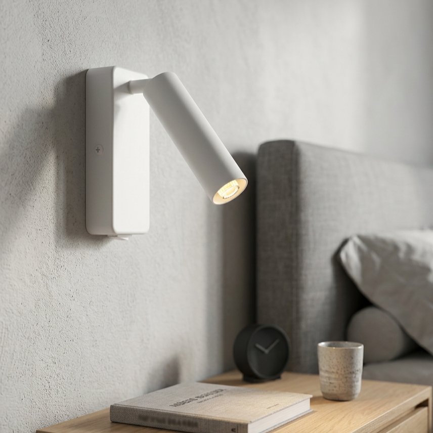 Aplica Santi White Premium cu Spot Reglabil