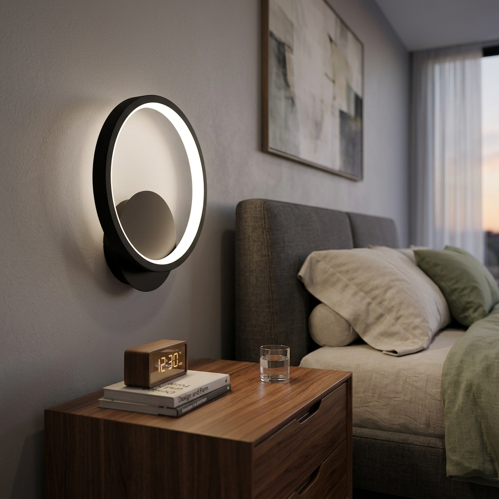 Aplica LED Hoop Black Premium