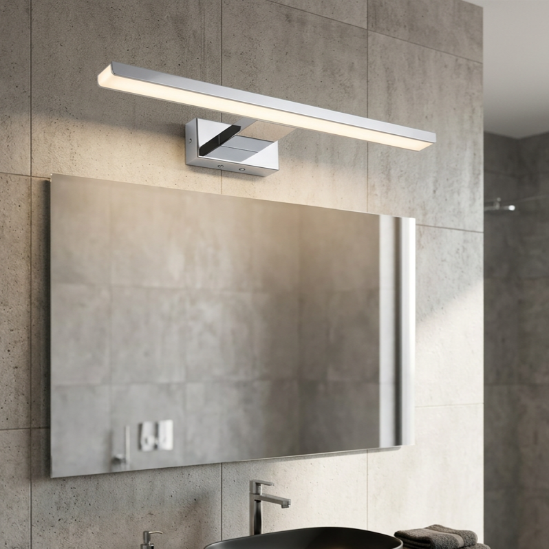 Aplica LED Perete Shine Silver Premium IP44