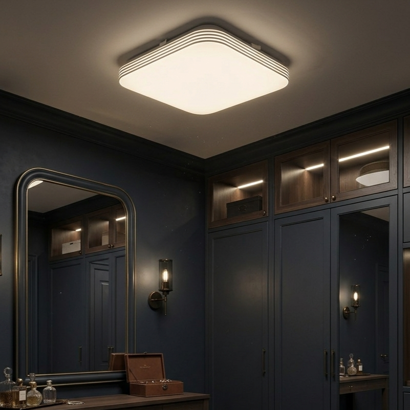 Plafonieră LED Ajax Patrata White Premium