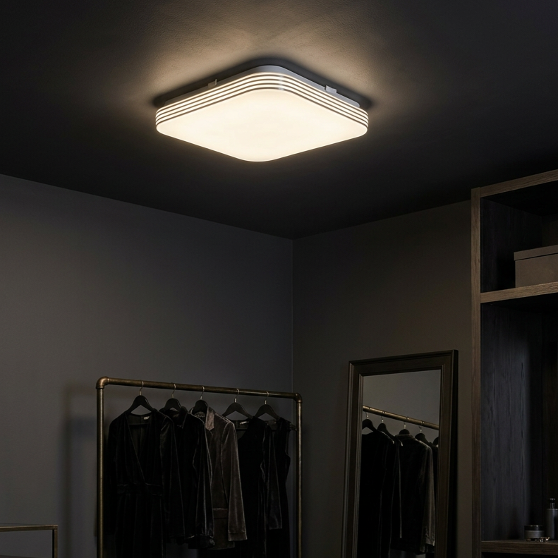 Plafonieră LED Ajax Patrata White Premium