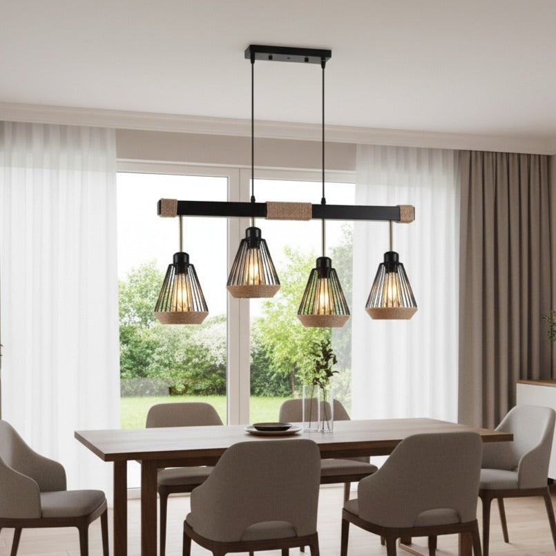 Lustra Suspendata LOKY Black & Brown