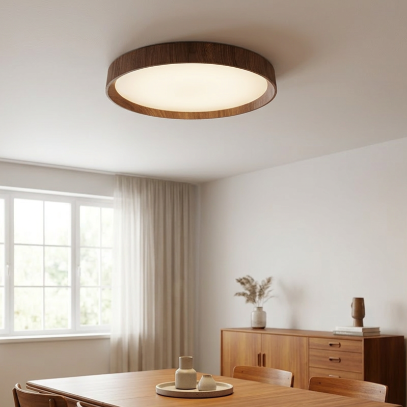 Plafonieră LED Forest Wood Rotunda Ø39CM Echivalent 250W