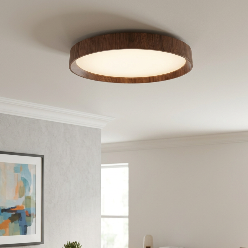 Plafonieră LED Forest Wood Rotunda Ø39CM Echivalent 250W