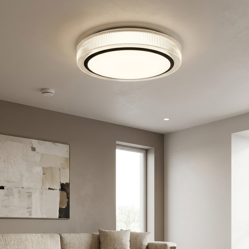 Plafonieră LED Miri Rotunda White Ø49CM Echivalent 350W