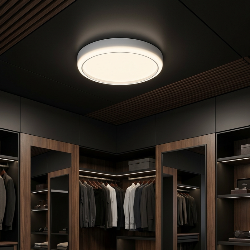 Plafonieră LED Gea Rotunda White Ø39CM Echivalent 250W Telecomanda