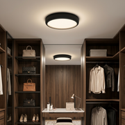 Plafonieră LED Gea Rotunda Black Ø39CM Echivalent 250W Telecomanda