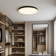 Plafonieră LED Siena Black Rotunda Ø75CM Echivalent 800W Telecomanda