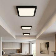 Plafonieră LED Patrata Evora Black