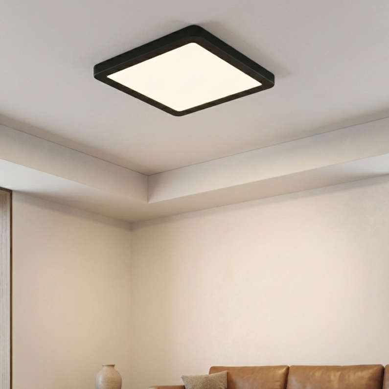 Plafonieră LED Patrata Evora Black