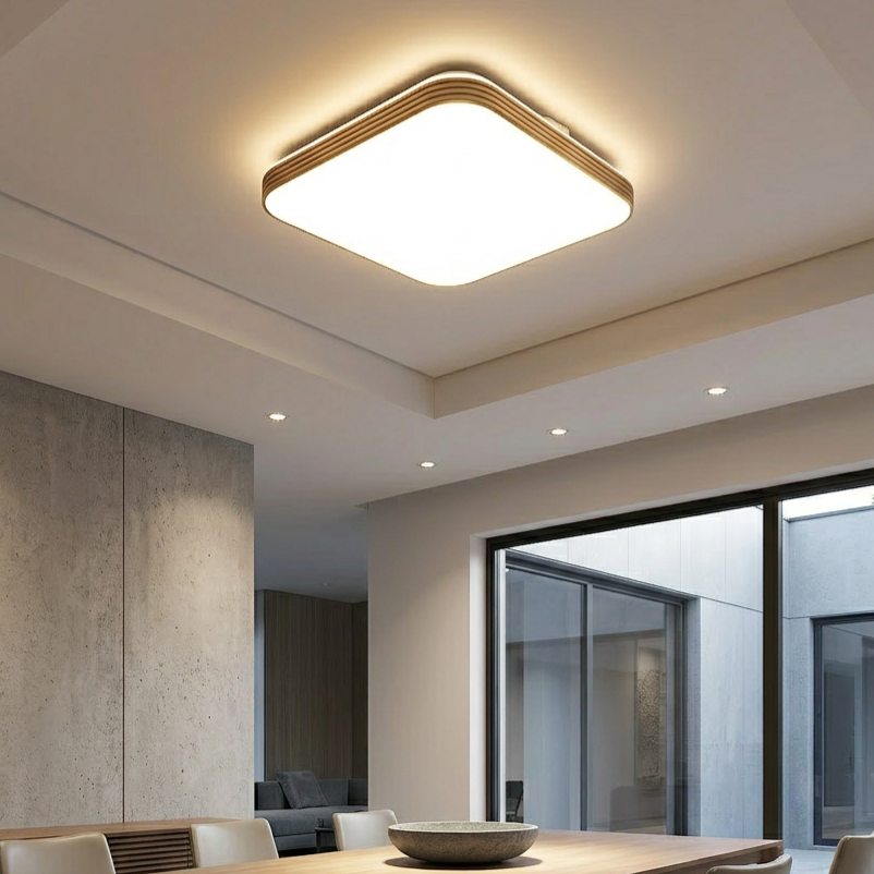 Plafonieră LED Dabar Patrata White Premium IP44