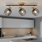 Lustra BEKA cu 3 Spoturi Reglabile Black & Brown