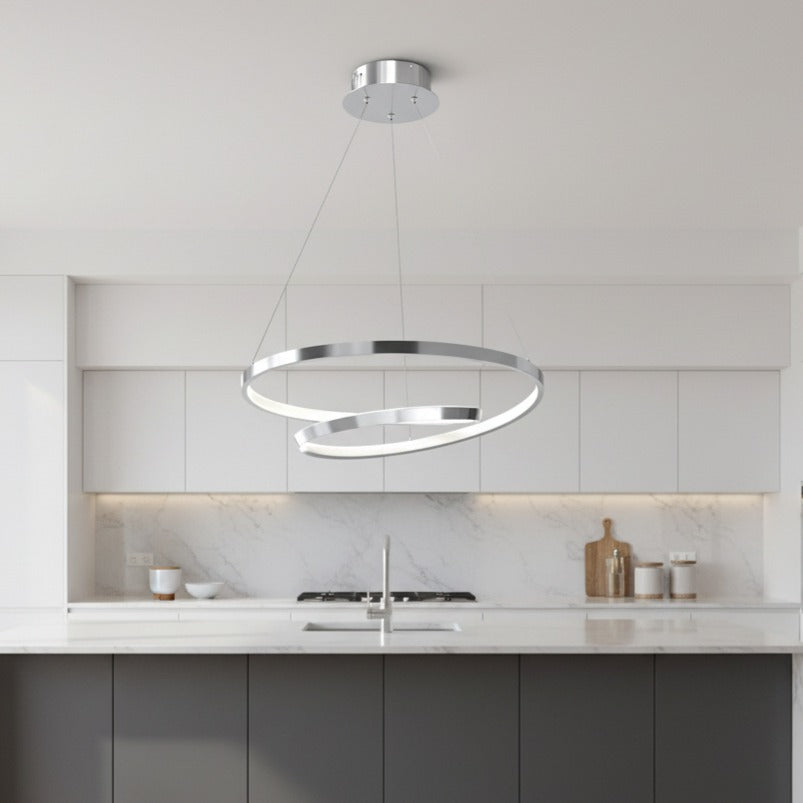 Lustra LED Suspendata Lucero Silver Premium Echivalent 250W