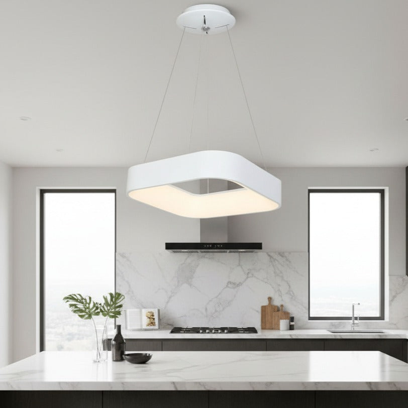 Lustra LED Suspendata Astro White Premium Echivalent 150W