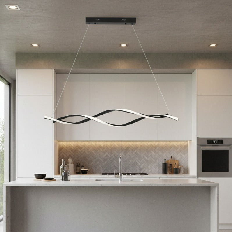 Lustra LED Suspendata Grant Black Premium Echivalent 200W