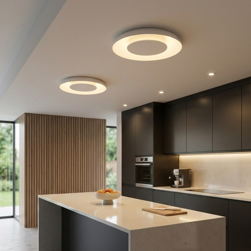Plafonieră LED Rotunda Piattino White Ø40CM
