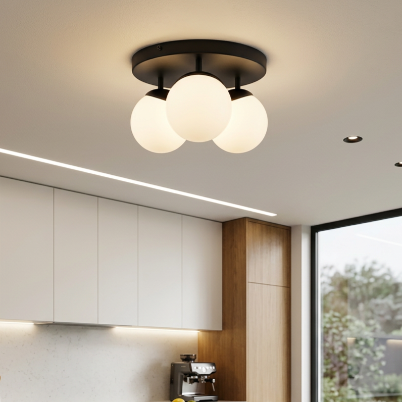 Lustra Sfera Black Premium 3xE14